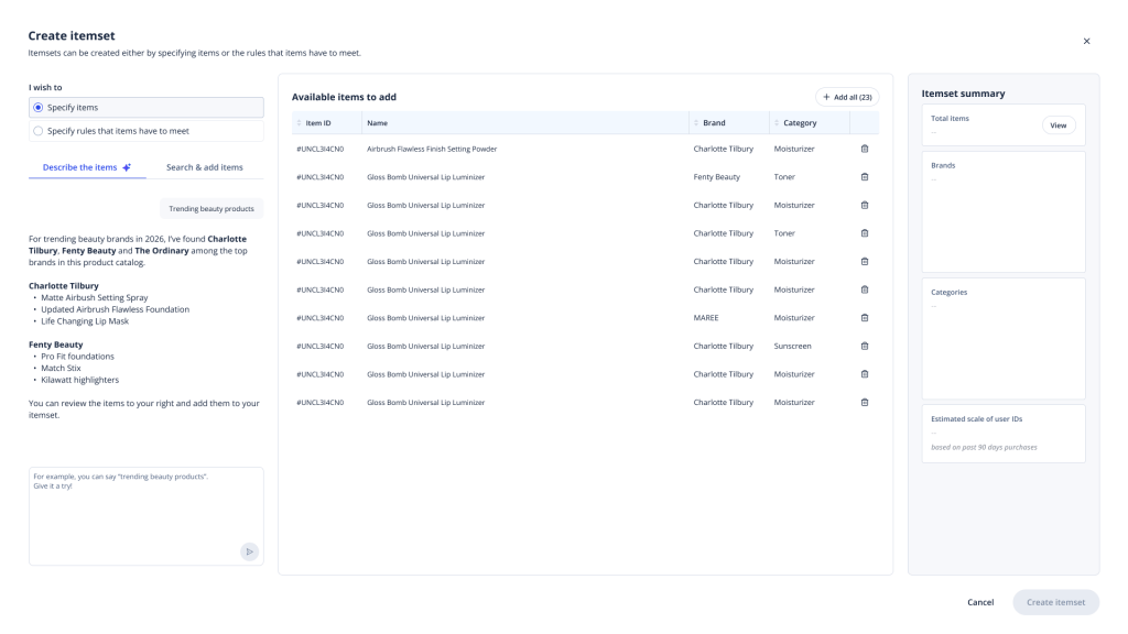 Guiding AI Exploration for Product&nbsp;Selection